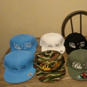 Blu'Felt 6 panel fitted caps